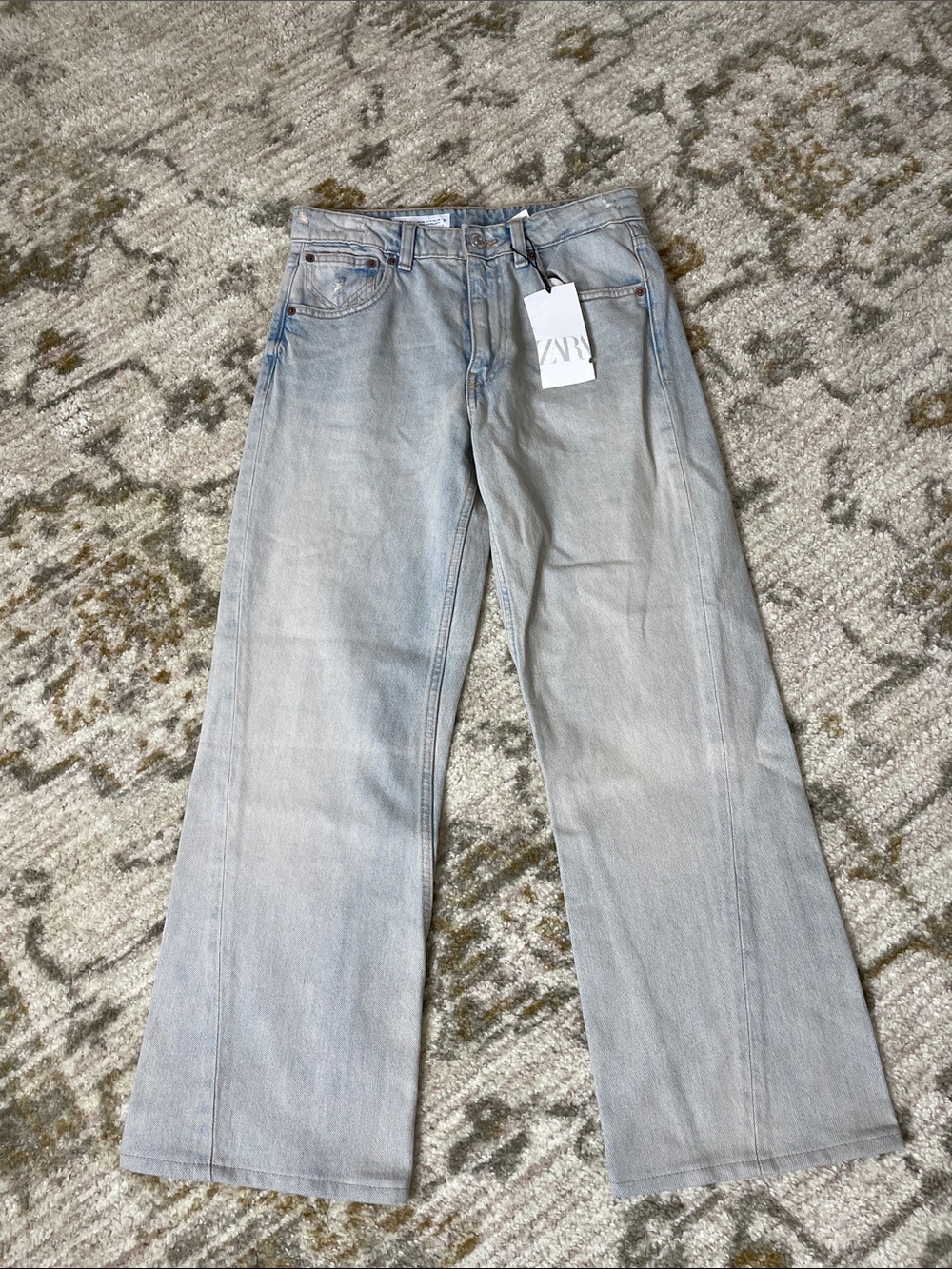 Zara women’s Light Blue Bootcut Jeans size 4